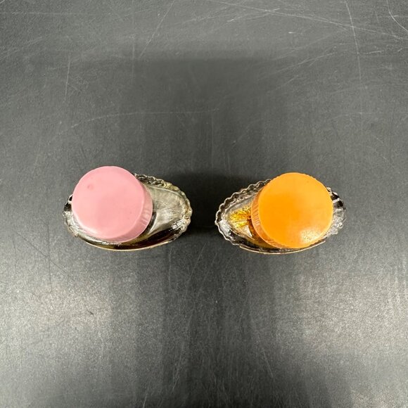 Vintage Bourjois Perfume Bottles Roman Holiday On The Wind Miniatures Glass 30s - Picture 6 of 11